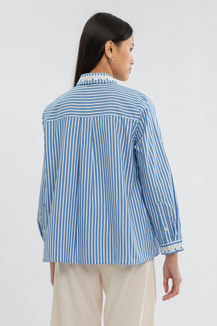 Navy Striped Eshal - Image 5
