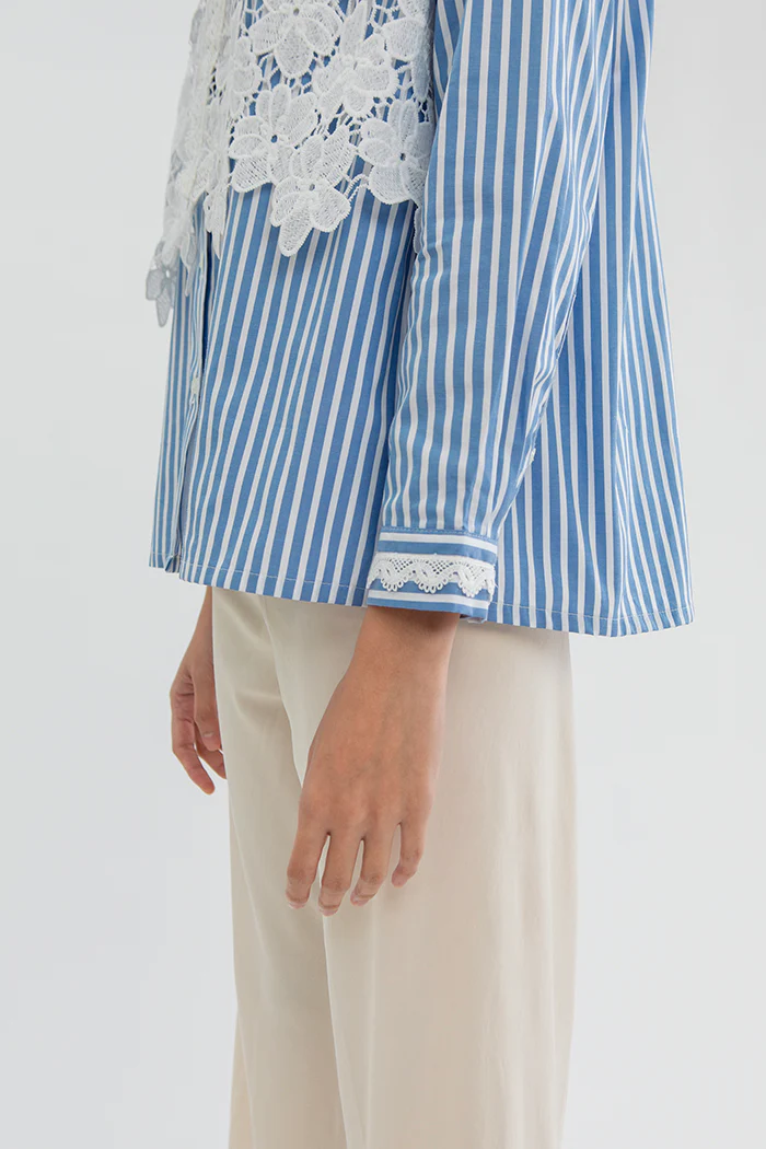Navy Striped Eshal - Image 7