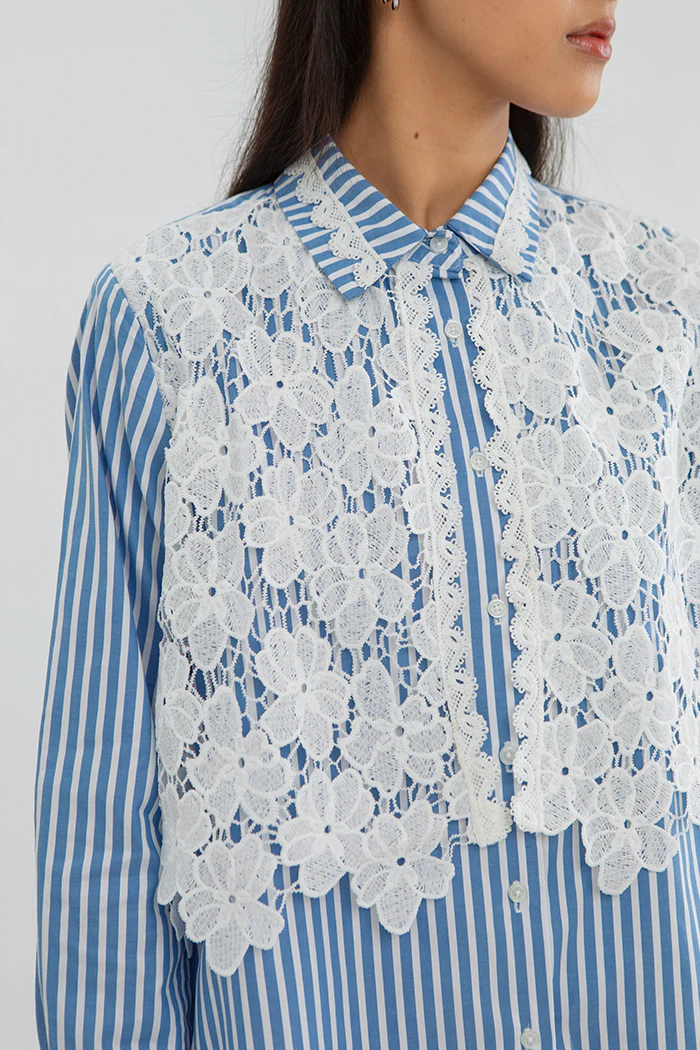 Navy Striped Eshal - Image 8