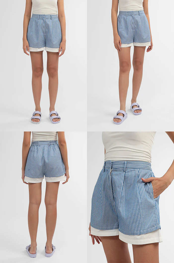 Navy Striped Felpa - Image 2