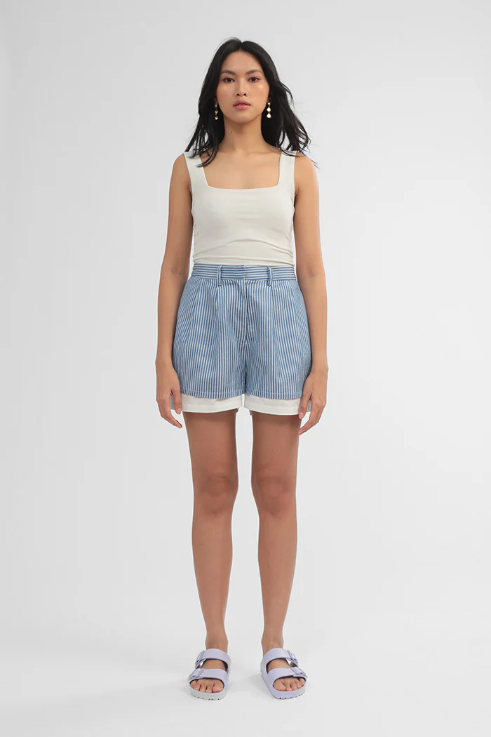 Navy Striped Felpa - Image 3