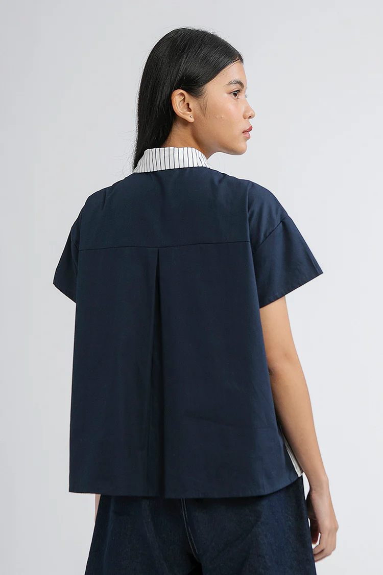 Navy Striped Forli - Defect Sale - Image 4
