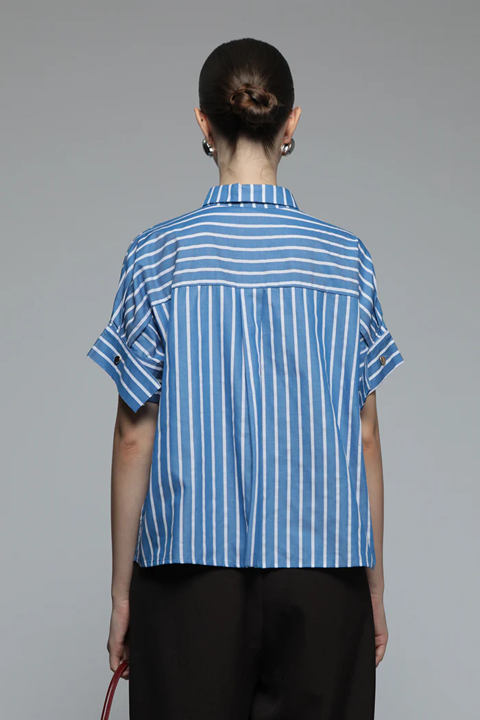 Navy Striped Form - Image 4