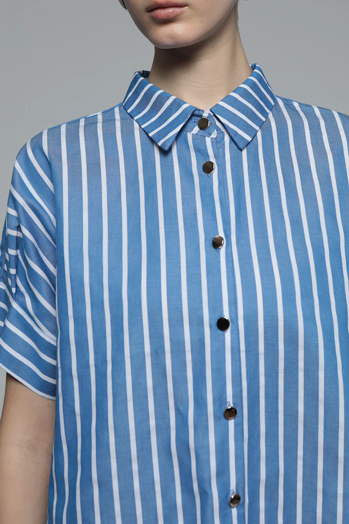 Navy Striped Form - Image 5