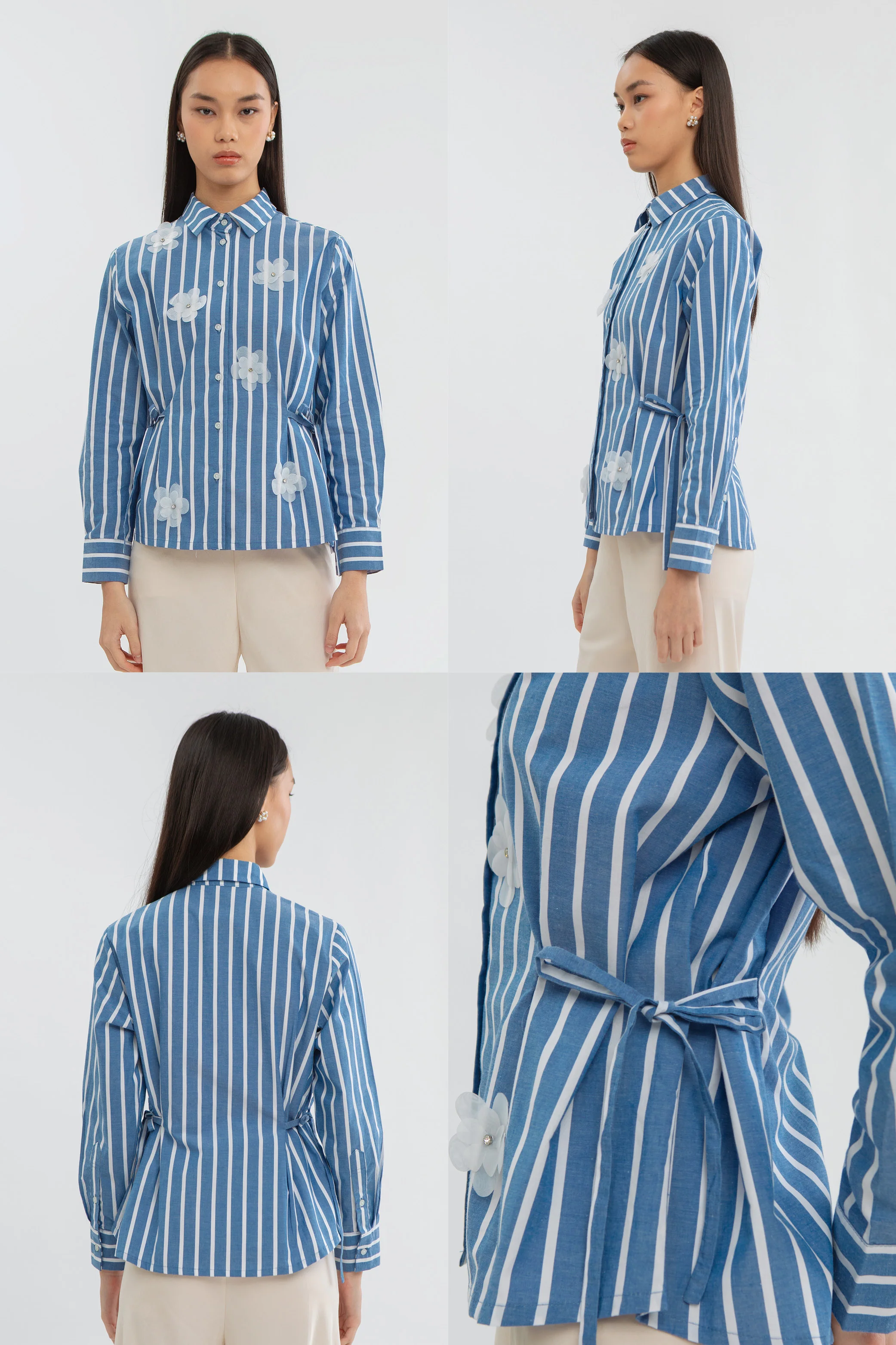 Navy Striped Inaya - Image 2