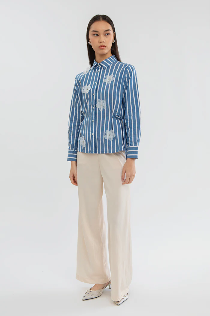 Navy Striped Inaya - Image 8