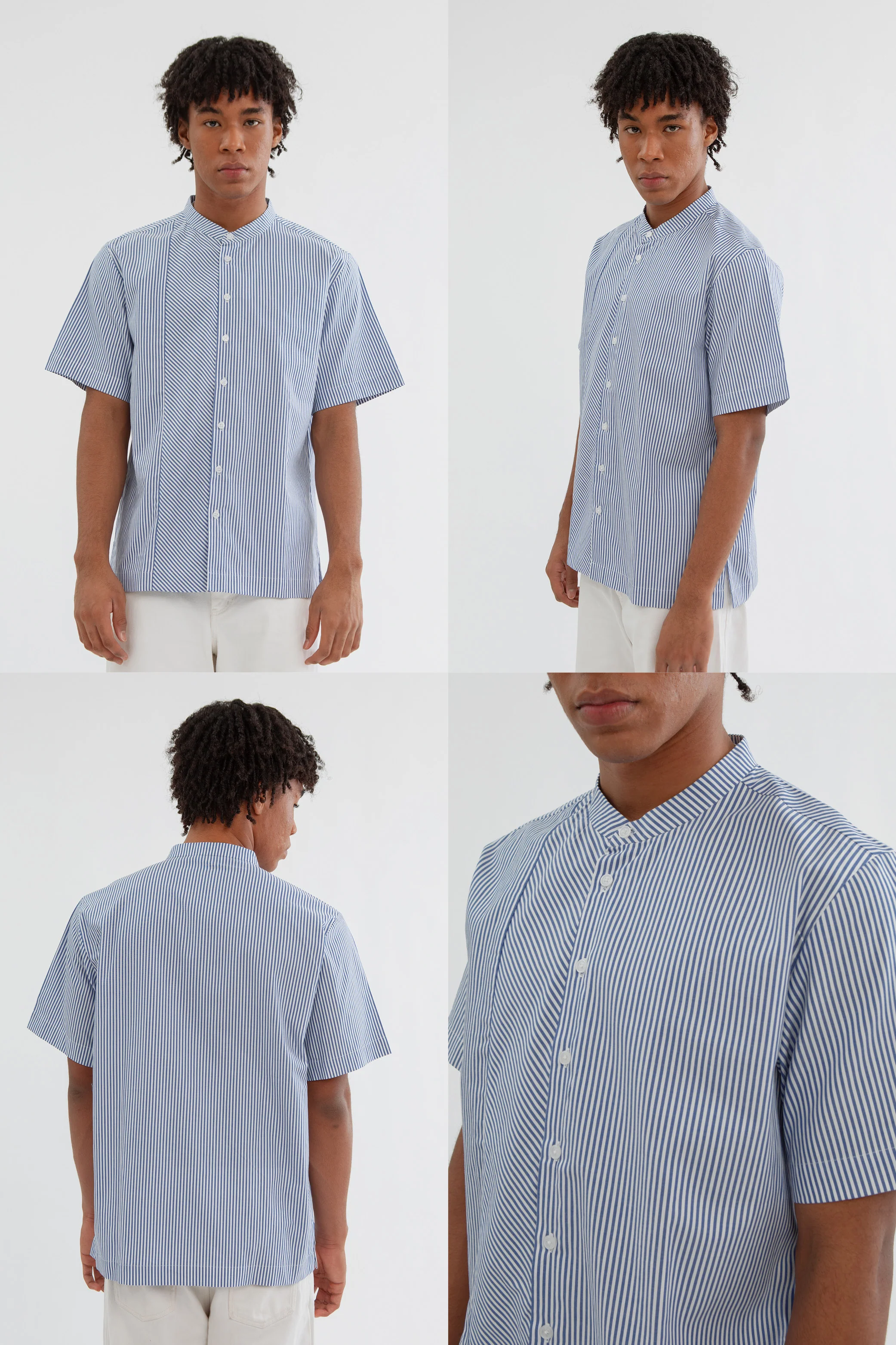 Navy Striped Kamal - Image 2