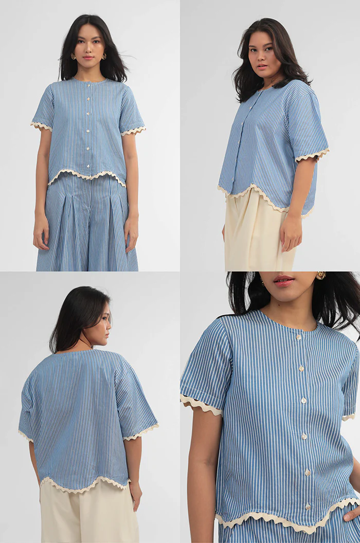 Navy Striped Kerida - Image 2