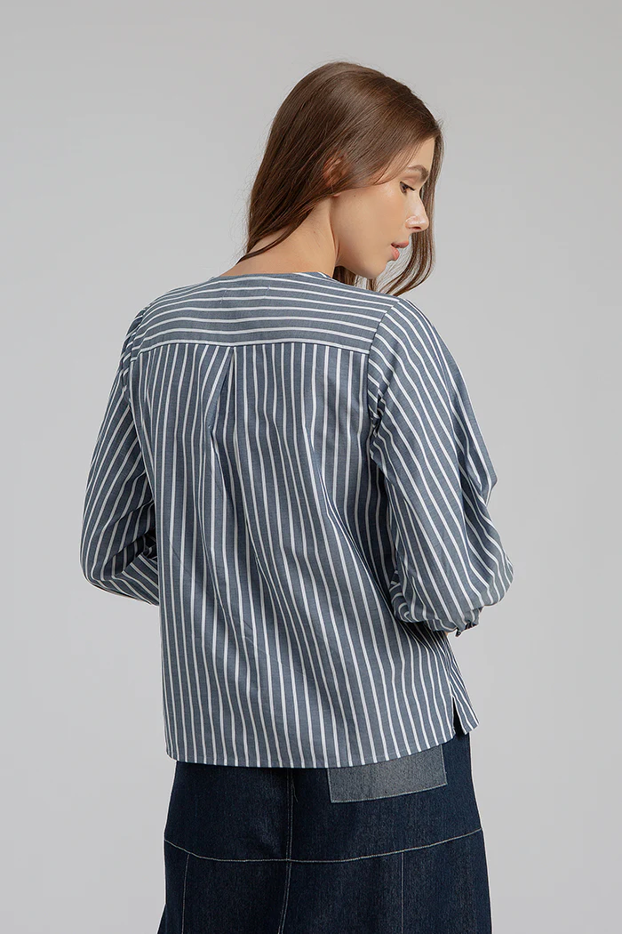 Navy Striped Nadege - Image 4