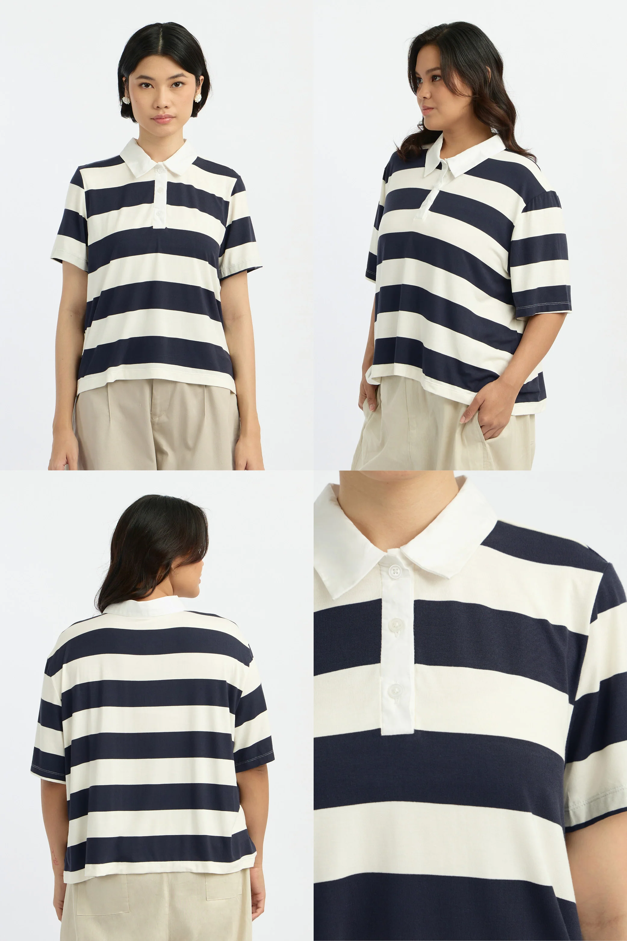 Navy Striped Porlan - Image 2