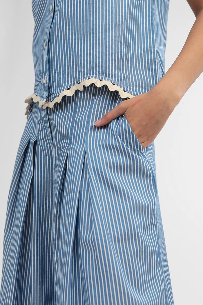Navy Striped Rutson - Image 5
