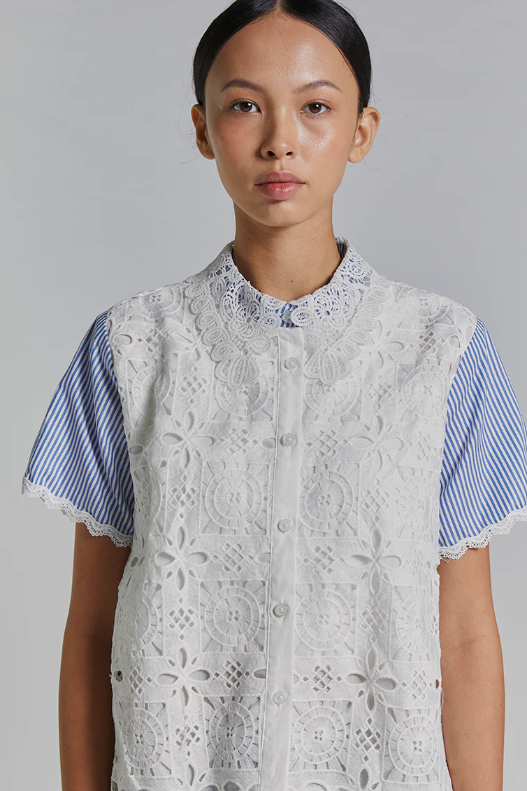 Navy Striped Safra - Defect Sale - Image 5
