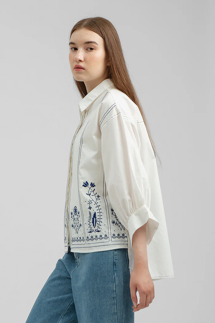 Off-white Embroidered Socia - Defect Sale - Image 3
