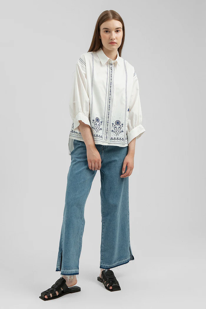 Off-white Embroidered Socia - Defect Sale - Image 5