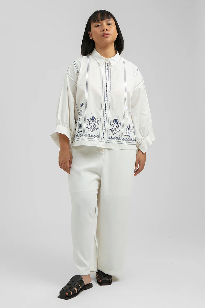Off-white Embroidered Socia - Defect Sale - Image 6