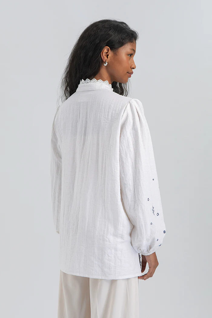 Off-white Embroidery Nadra - Image 3