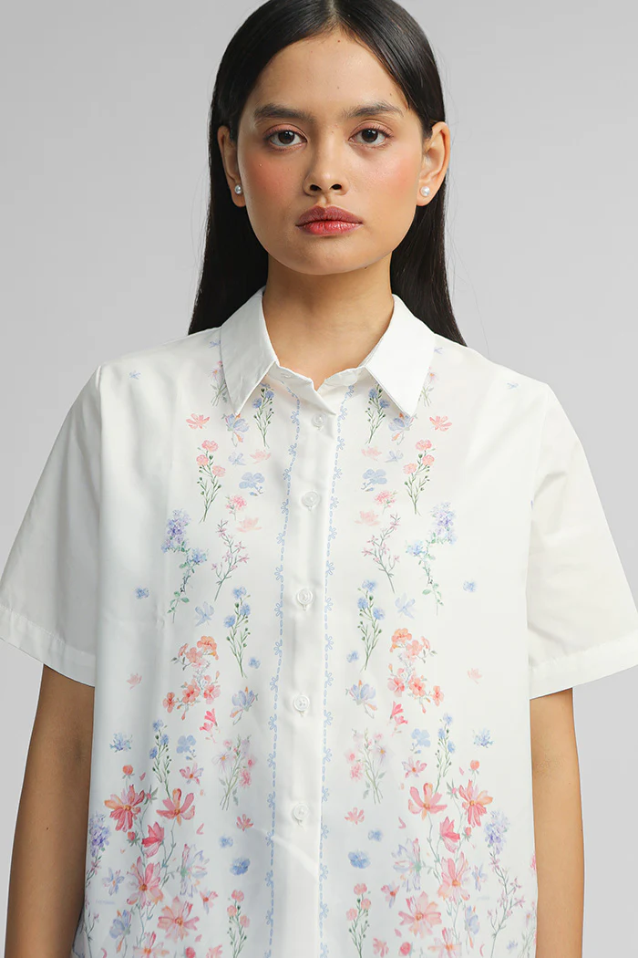 Off-white Floral Dohlen - Image 5