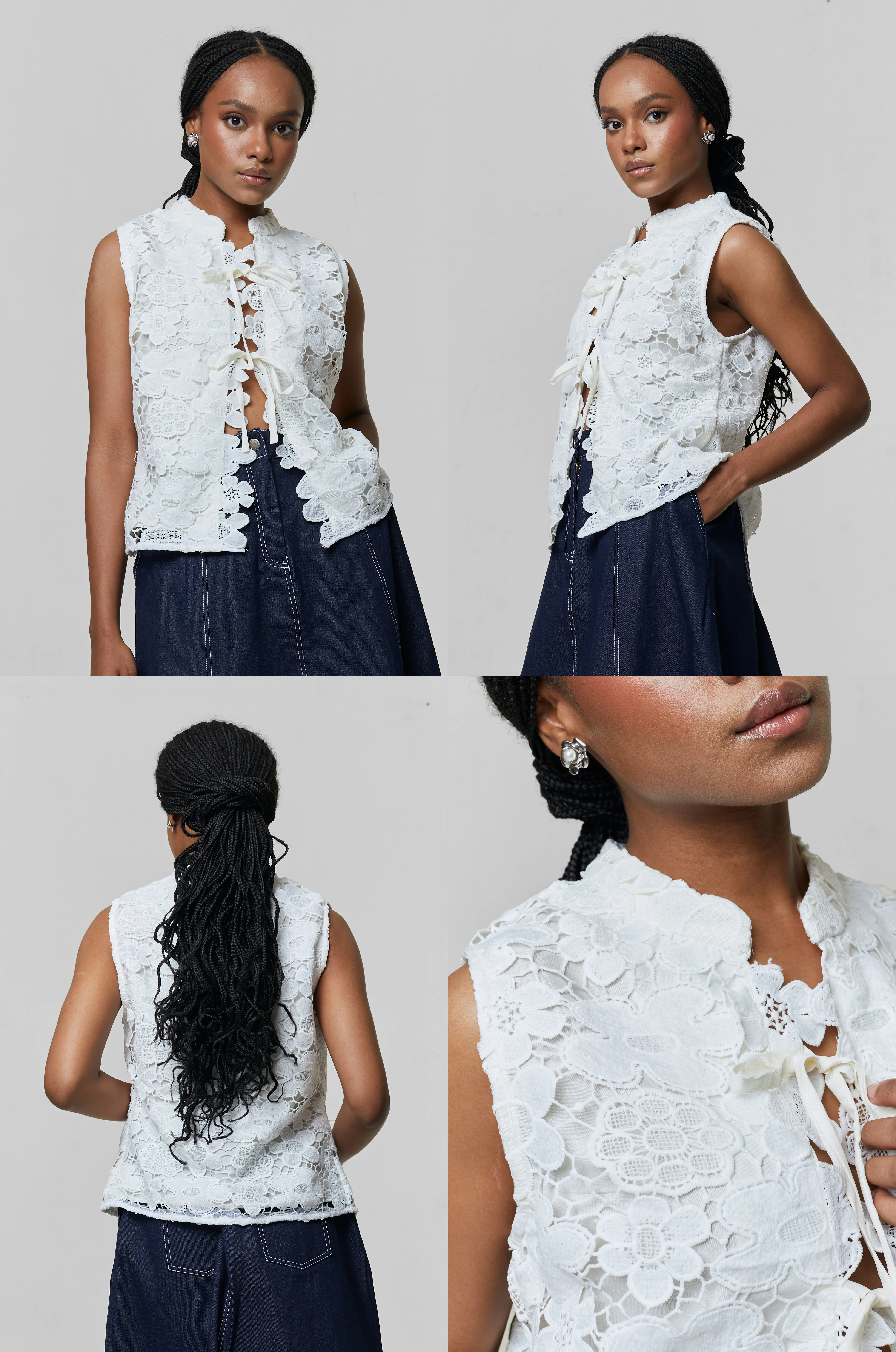 Off-white Floral Leya - Image 2