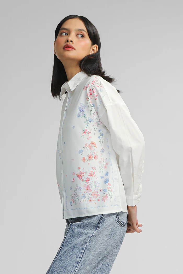 Off-white Floral Marian - Image 3