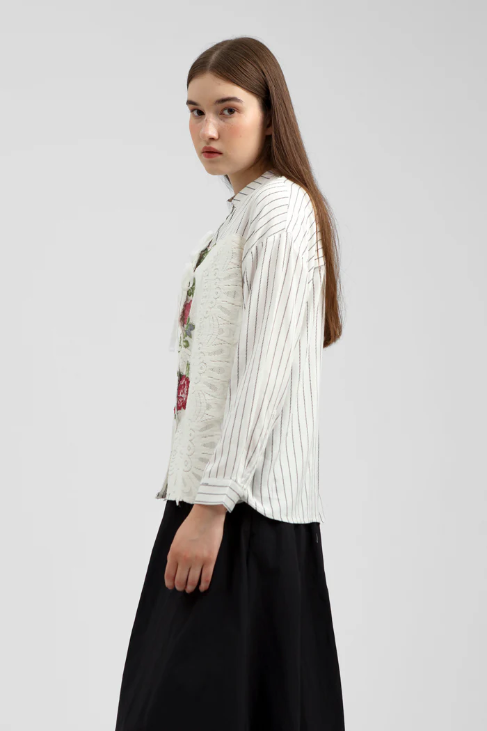 Off-white Striped Babette - Defect Sale - Image 3