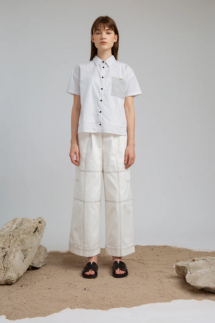 Off-white Striped Debicki - Image 7