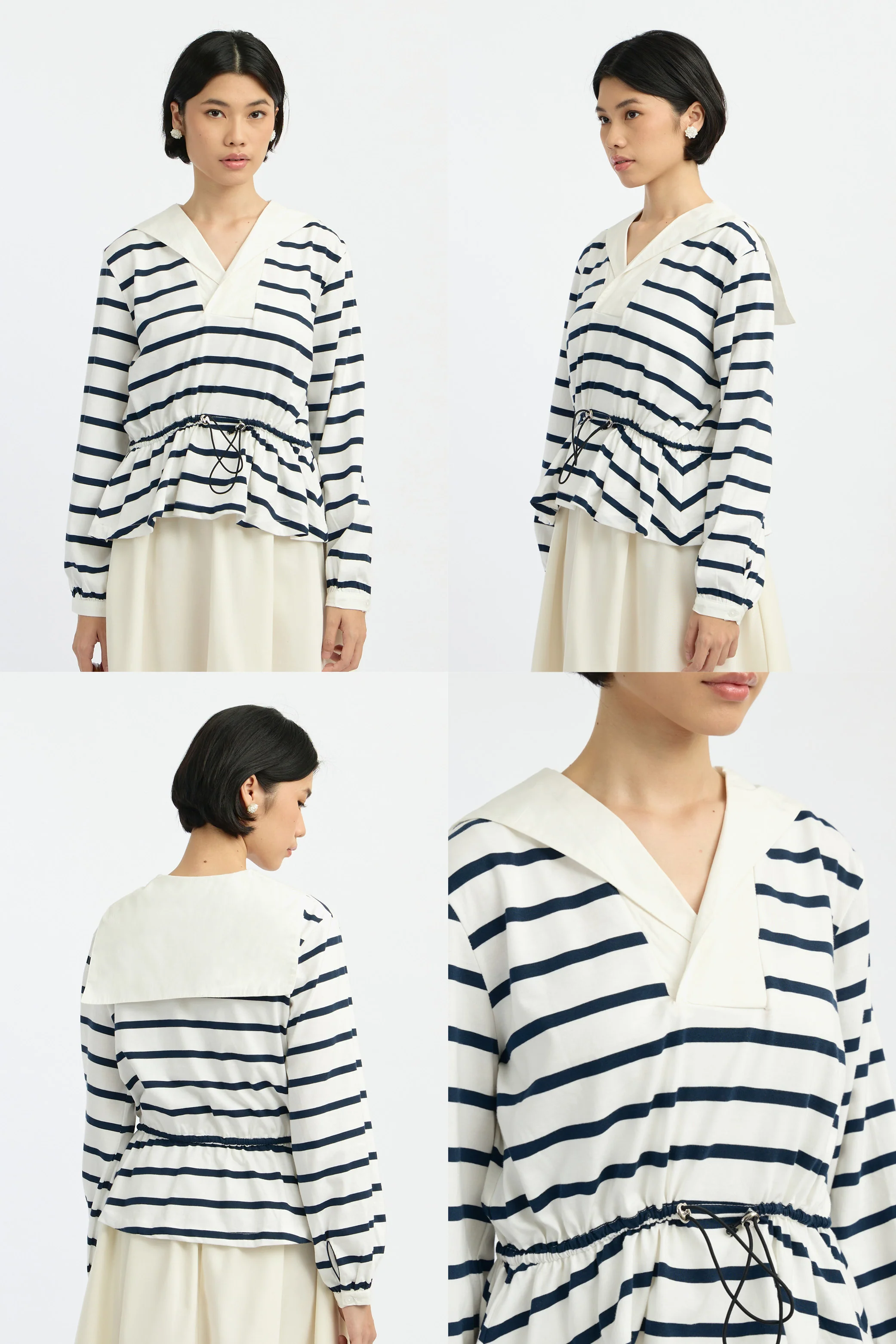 Off-white Striped Eliska - Image 2