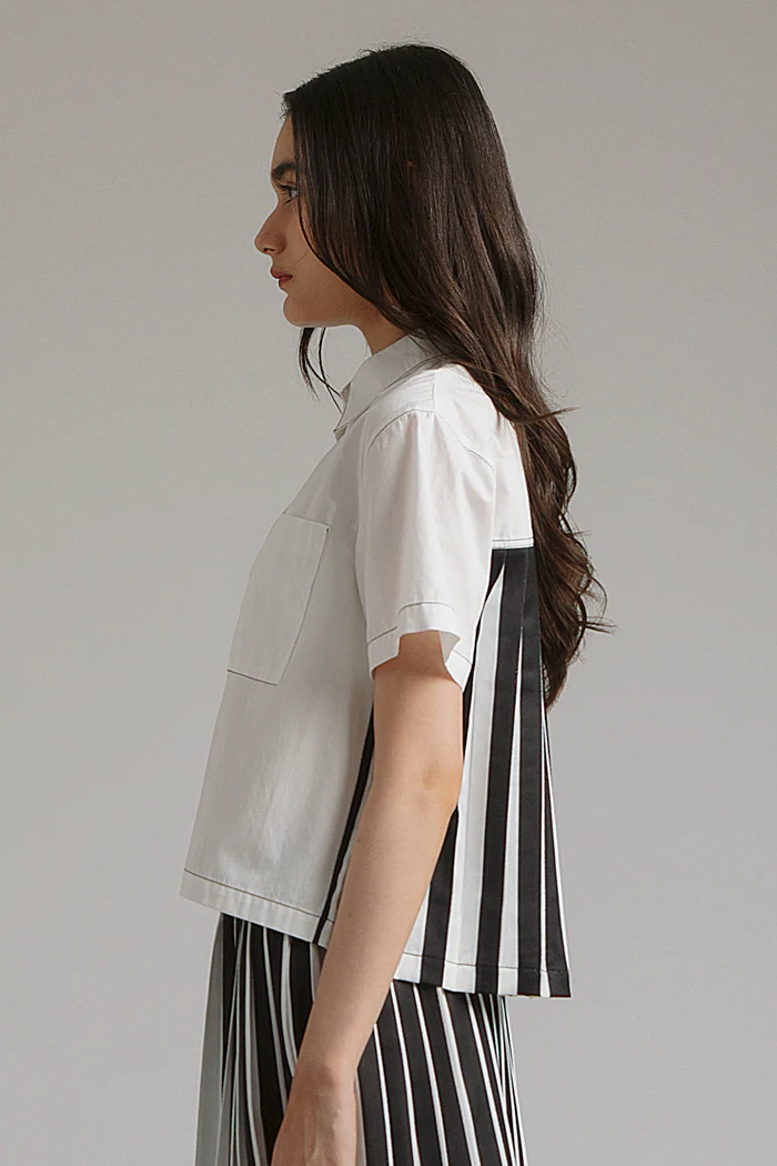 Off-white Striped Torchia - Defect Sale - Image 4