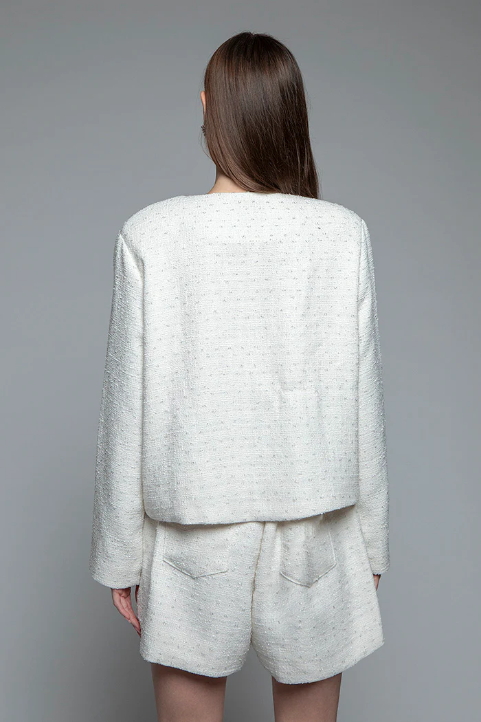 Off-white Tweed Lumiere - Image 4