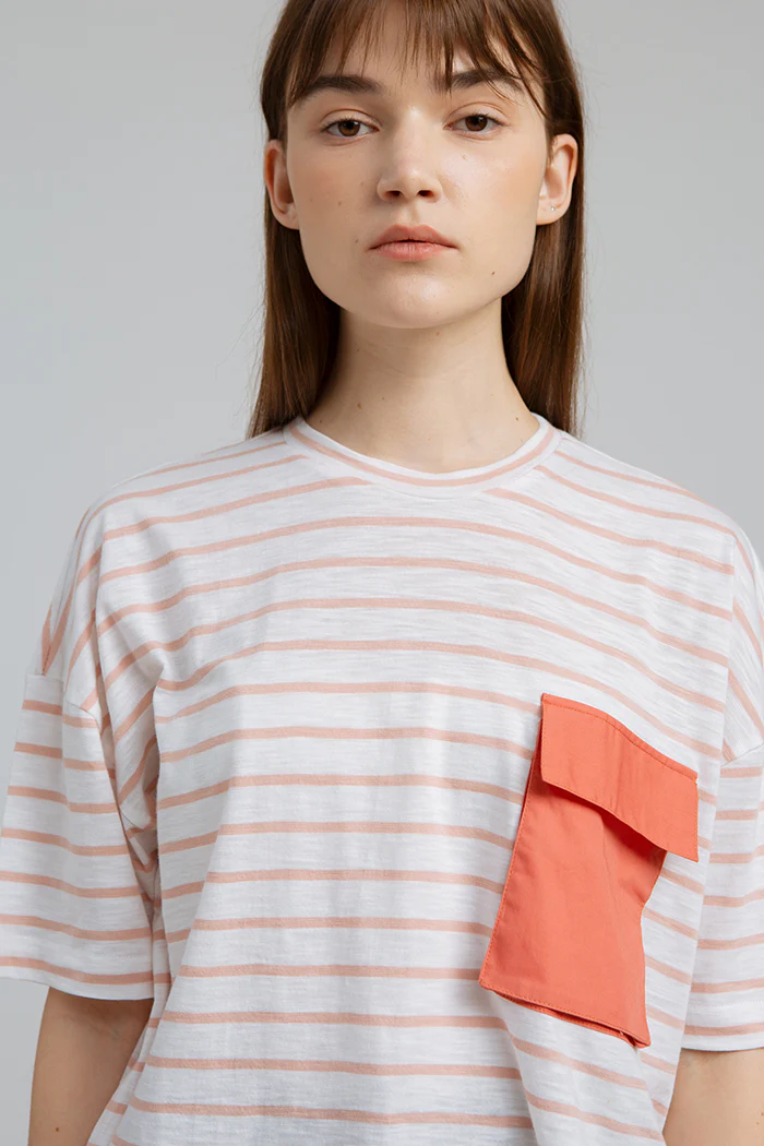 Peach Striped Effie - Image 6