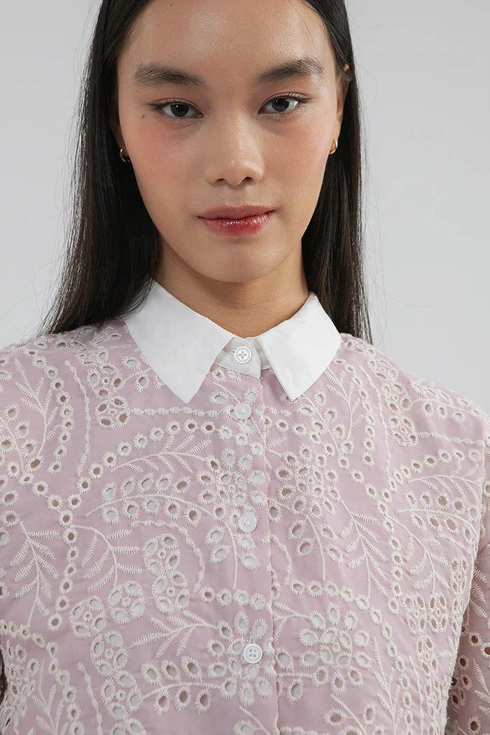 Pink Embroidered Badu - Image 5