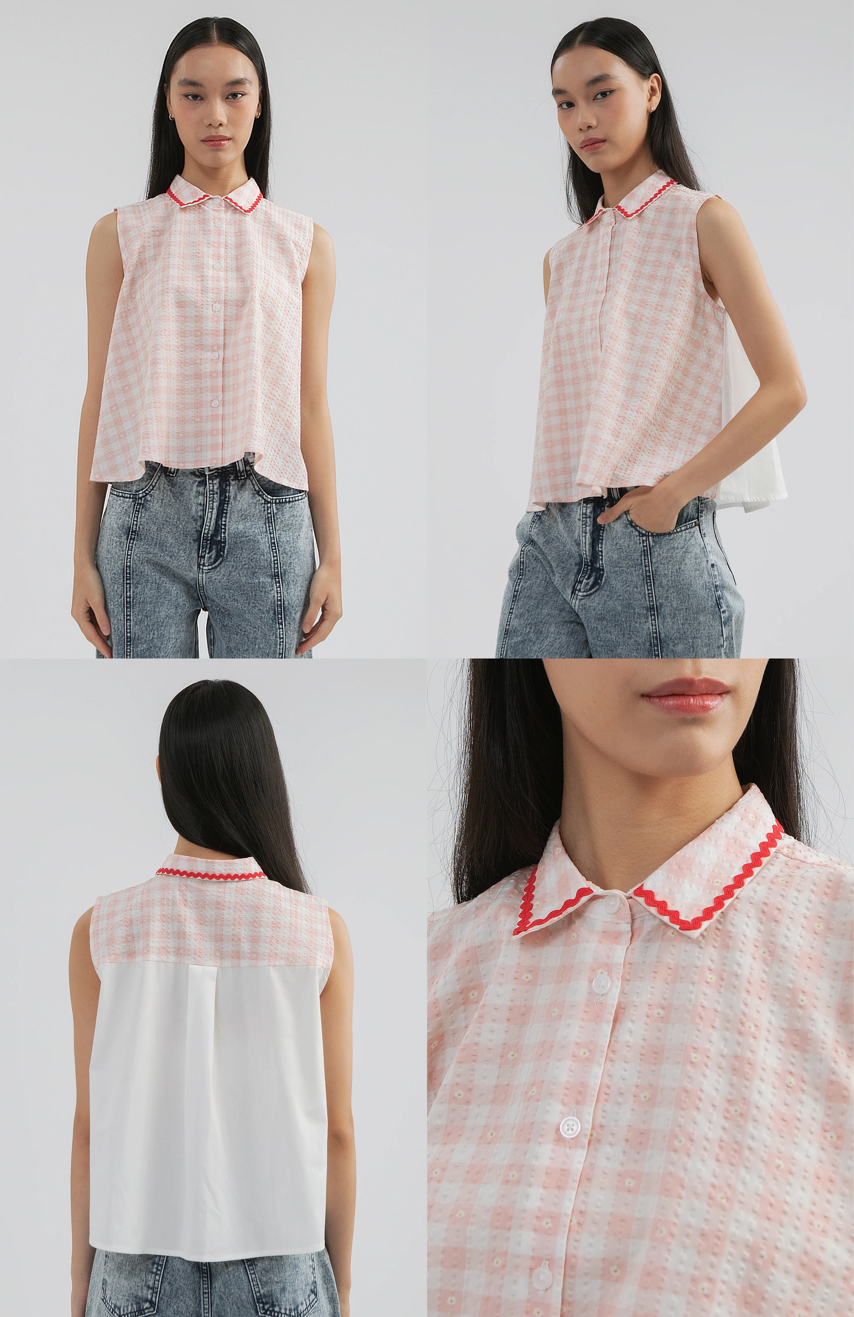 Pink Gingham Briello - Image 3