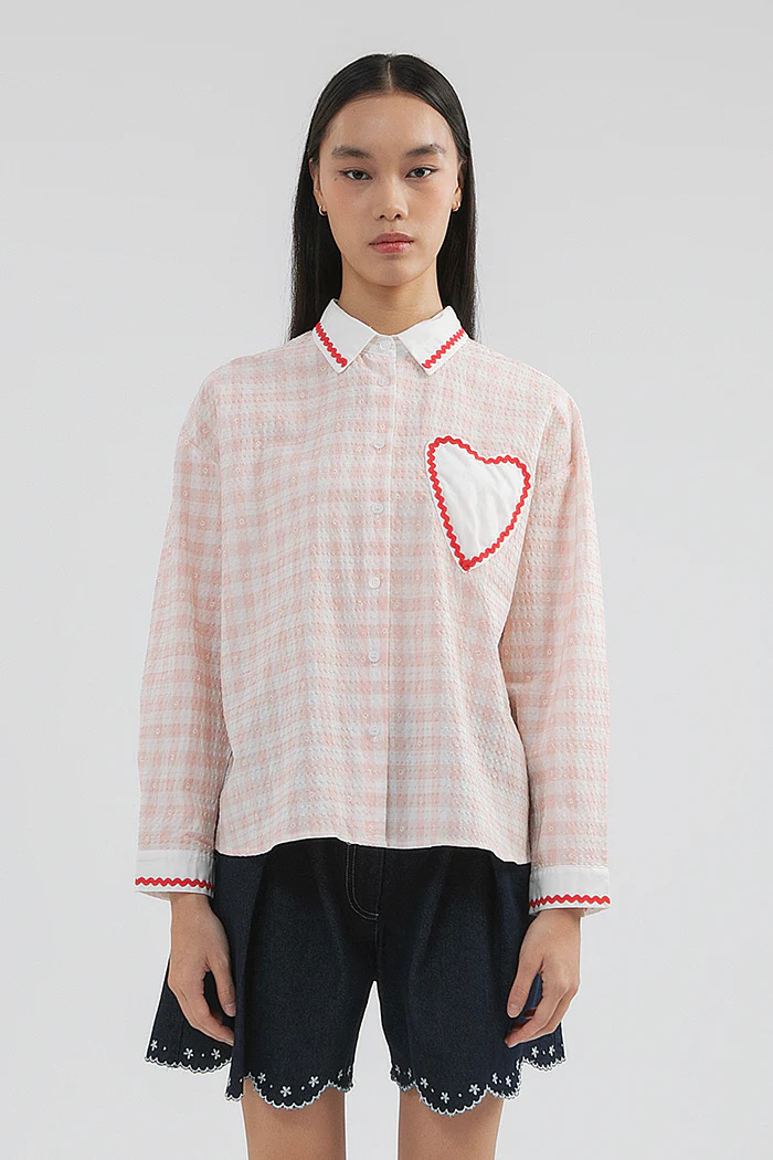 Pink Gingham Sorren - Image 3