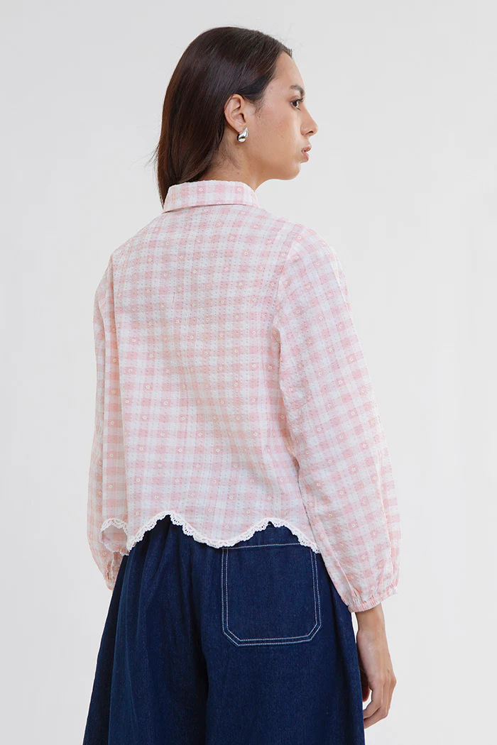 Pink Gingham Willa - Image 4