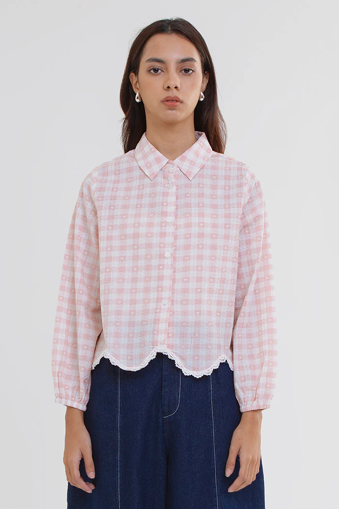 Pink Gingham Willa - Image 6