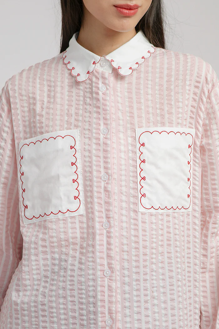 Pink Striped Aceline - Defect Sale - Image 5