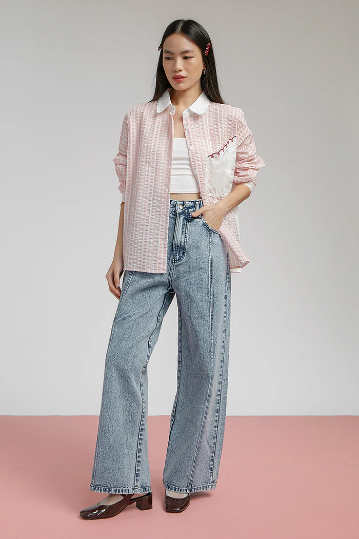 Pink Striped Devon - Defect Sale - Image 7