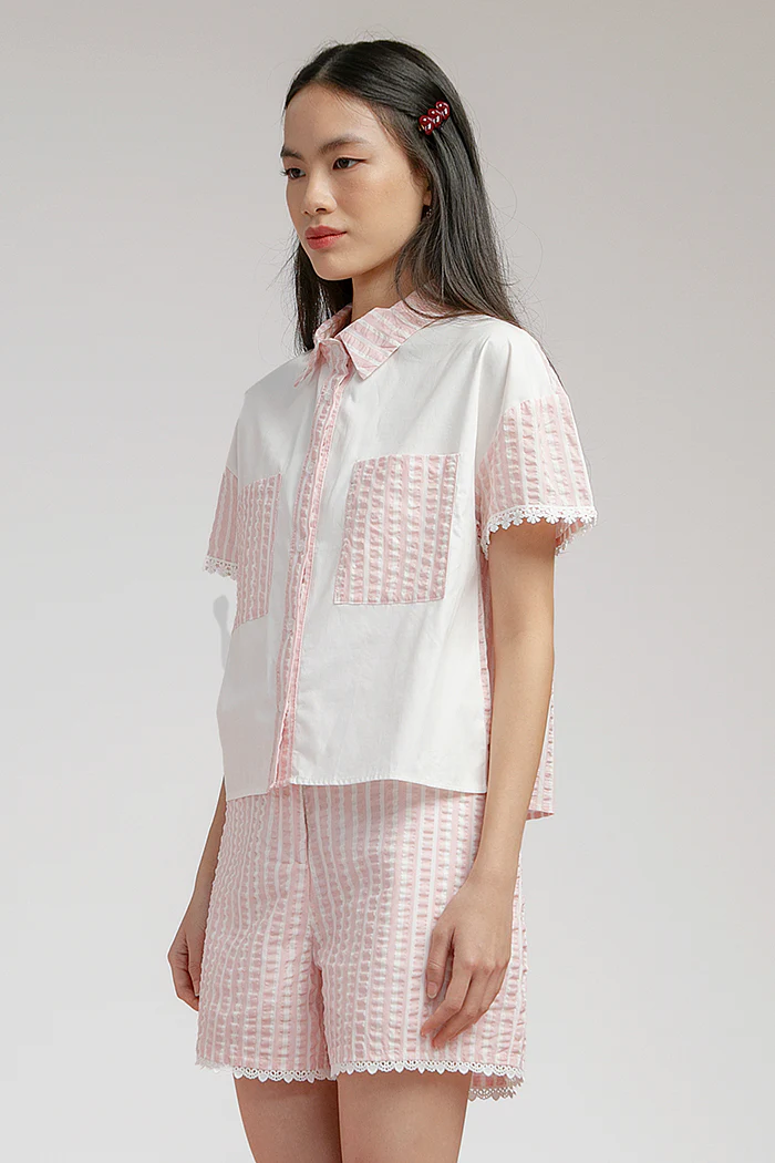 Pink Striped Gresham - Defect Sale - Image 3