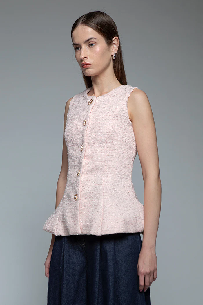 Pink Tweed Bell - Image 3
