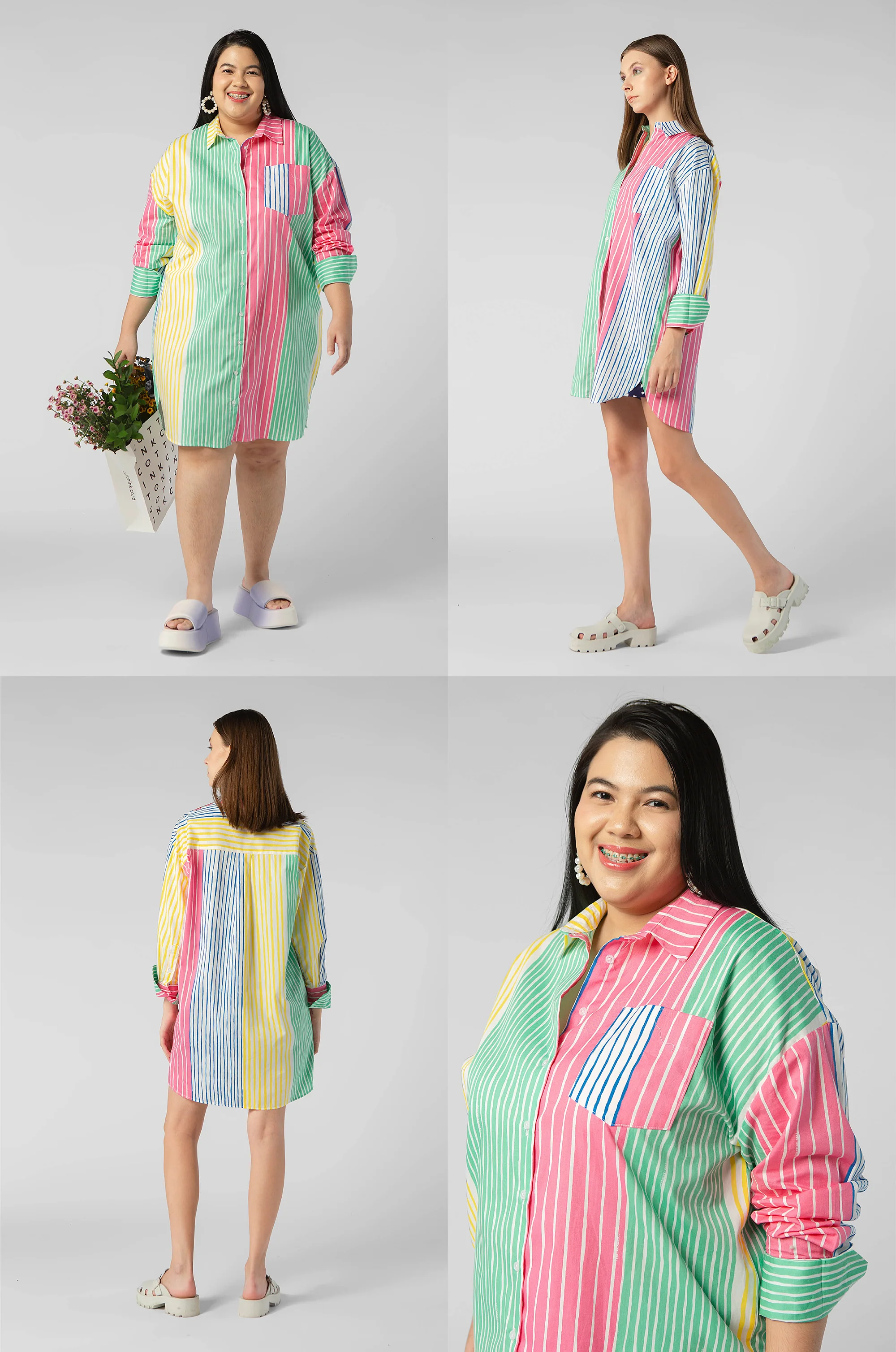 Rainbow Striped Hoku - Image 3